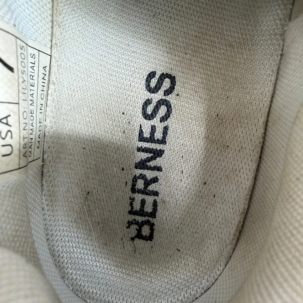 Berness Platform Sneakers Women Size 7 White Chunky Lily5005 Y2K Streetwear - Picture 7 of 9